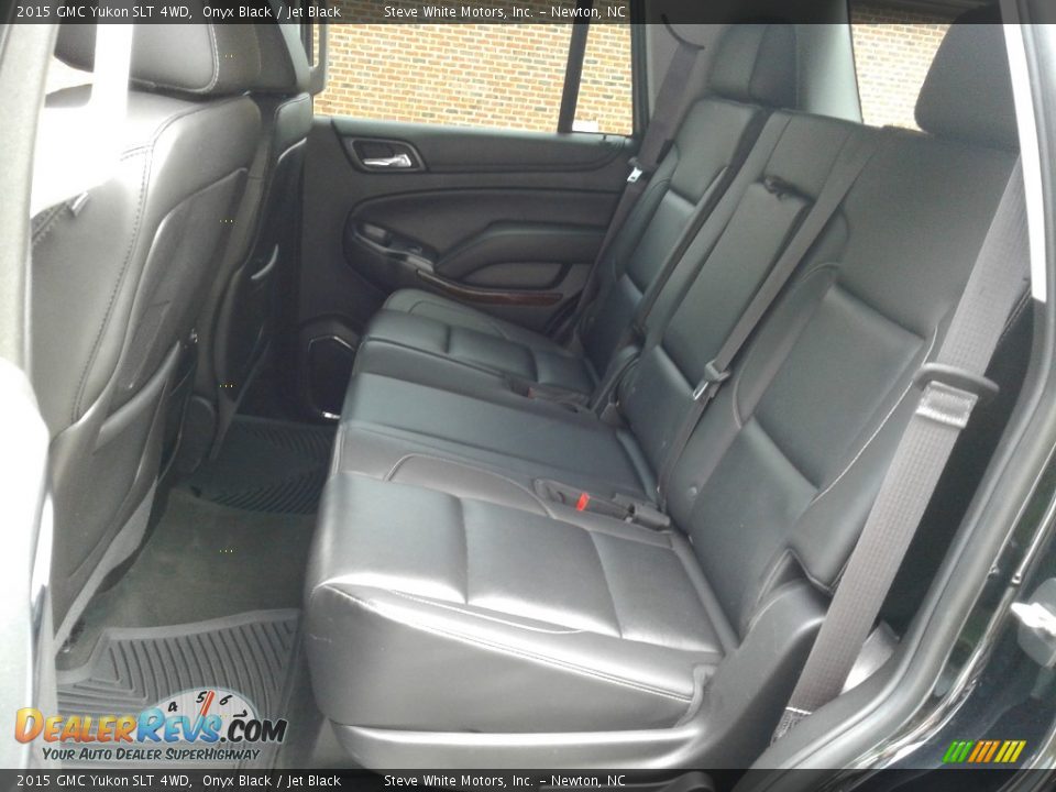 2015 GMC Yukon SLT 4WD Onyx Black / Jet Black Photo #12