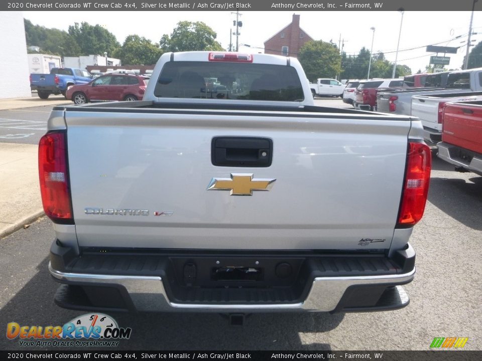 2020 Chevrolet Colorado WT Crew Cab 4x4 Silver Ice Metallic / Ash Gray/Jet Black Photo #8