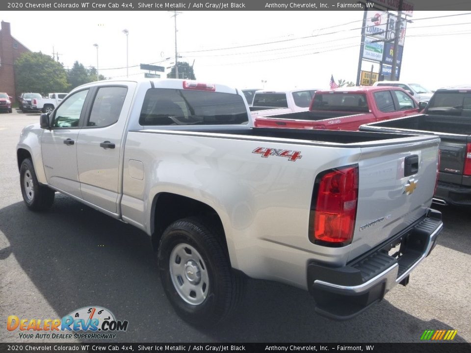 2020 Chevrolet Colorado WT Crew Cab 4x4 Silver Ice Metallic / Ash Gray/Jet Black Photo #9