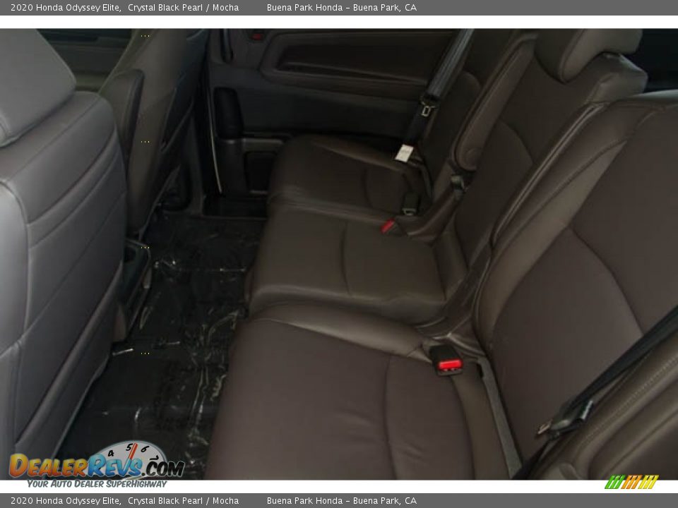 2020 Honda Odyssey Elite Crystal Black Pearl / Mocha Photo #12