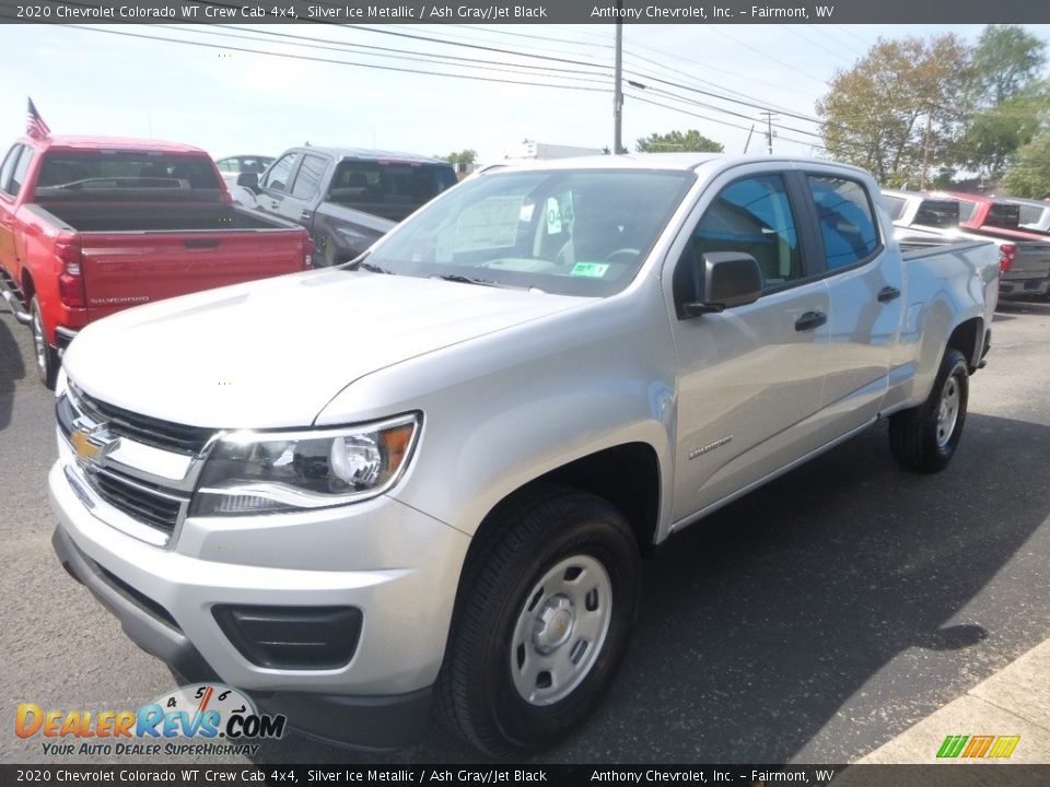 Silver Ice Metallic 2020 Chevrolet Colorado WT Crew Cab 4x4 Photo #10