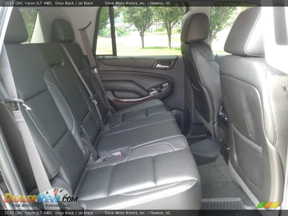 2015 GMC Yukon SLT 4WD Onyx Black / Jet Black Photo #19