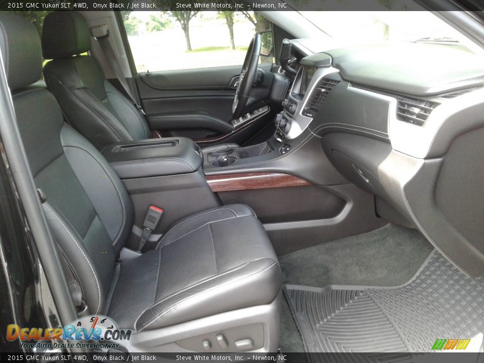 2015 GMC Yukon SLT 4WD Onyx Black / Jet Black Photo #20