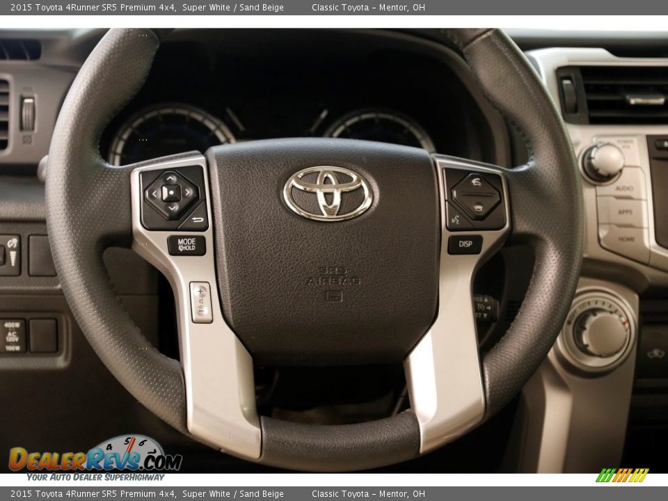 2015 Toyota 4Runner SR5 Premium 4x4 Super White / Sand Beige Photo #7