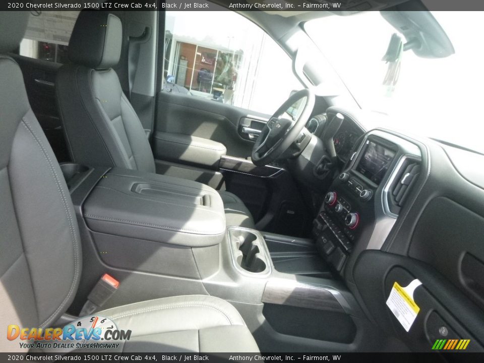 2020 Chevrolet Silverado 1500 LTZ Crew Cab 4x4 Black / Jet Black Photo #3