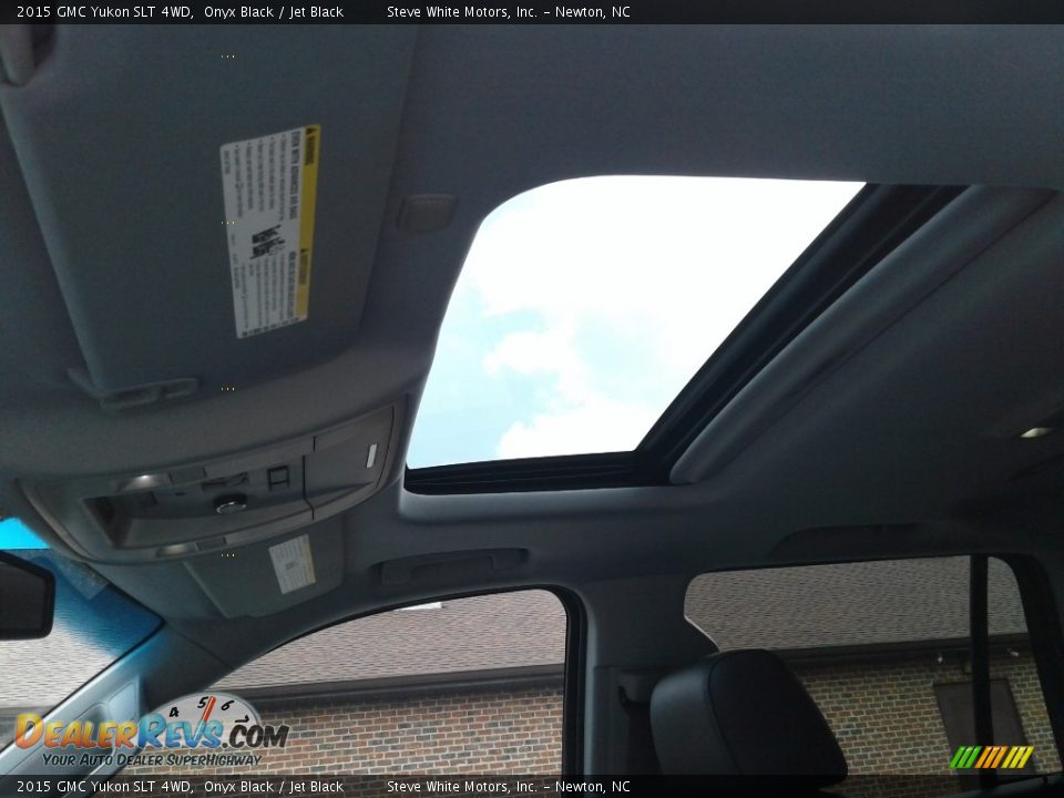 2015 GMC Yukon SLT 4WD Onyx Black / Jet Black Photo #31