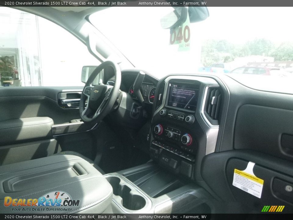 2020 Chevrolet Silverado 1500 LTZ Crew Cab 4x4 Black / Jet Black Photo #4
