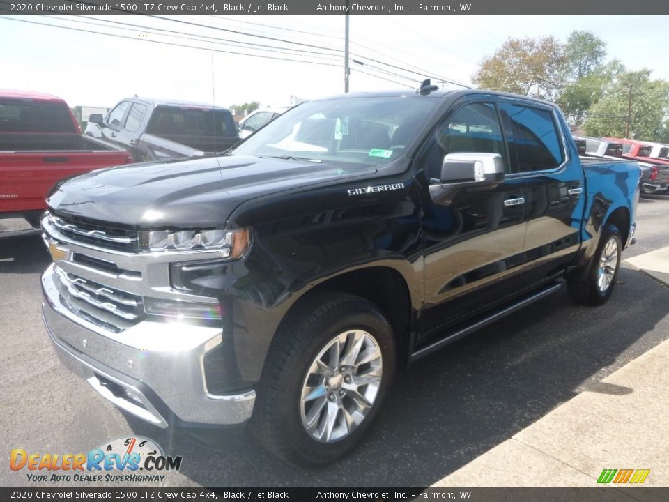 2020 Chevrolet Silverado 1500 LTZ Crew Cab 4x4 Black / Jet Black Photo #11