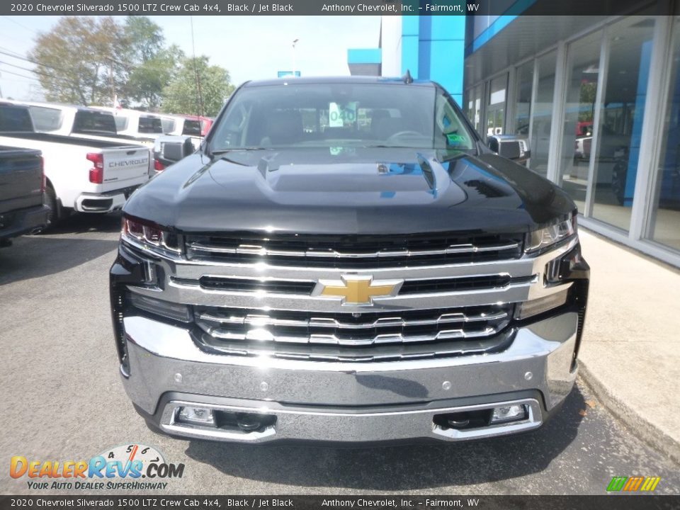 2020 Chevrolet Silverado 1500 LTZ Crew Cab 4x4 Black / Jet Black Photo #12