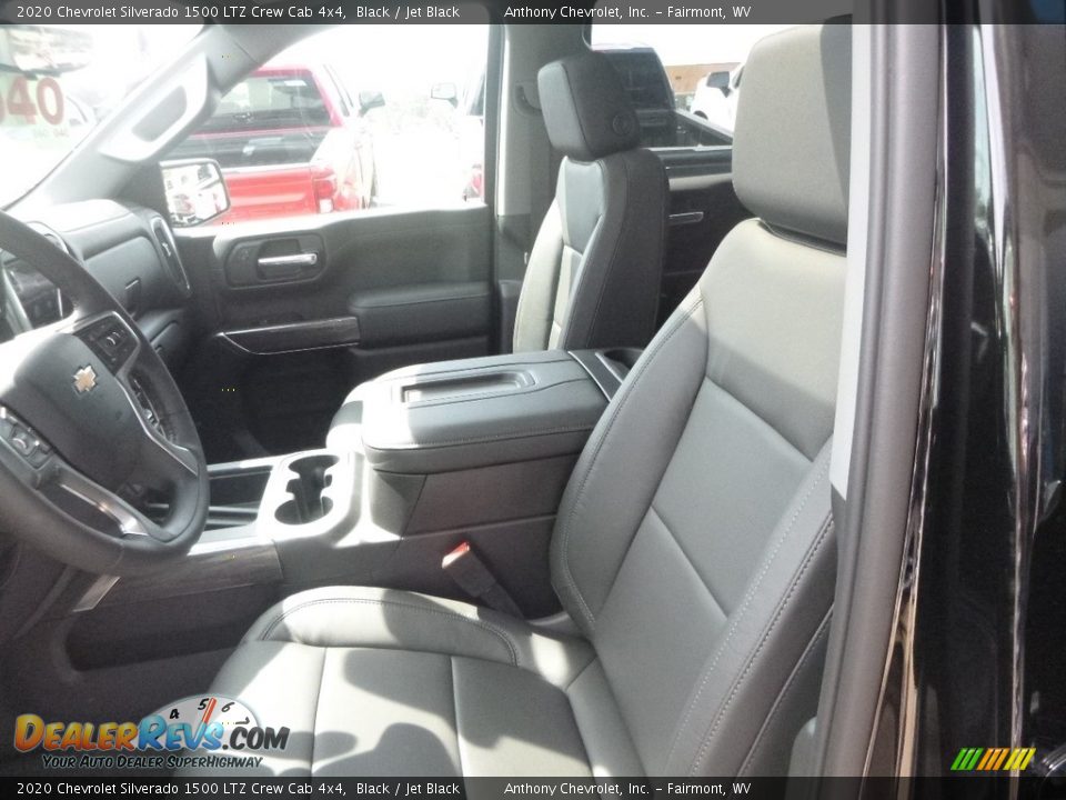 2020 Chevrolet Silverado 1500 LTZ Crew Cab 4x4 Black / Jet Black Photo #14