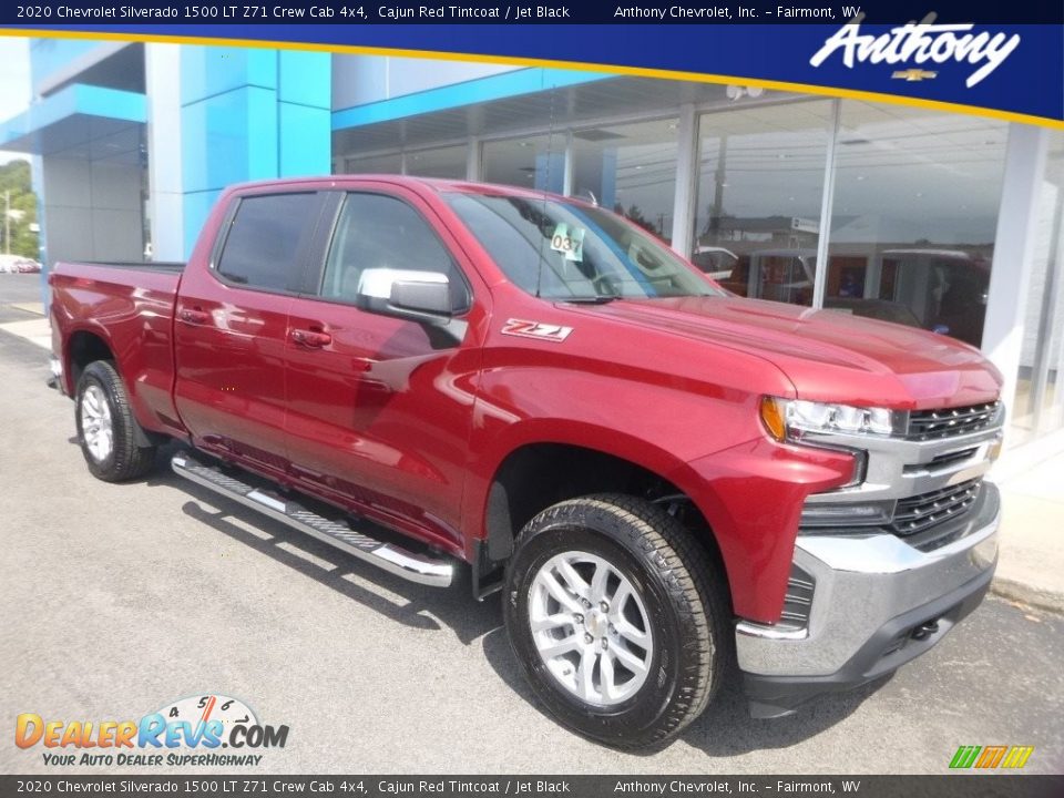 2020 Chevrolet Silverado 1500 LT Z71 Crew Cab 4x4 Cajun Red Tintcoat / Jet Black Photo #1