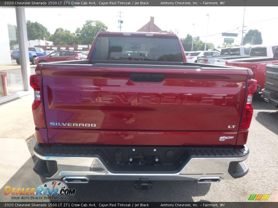 2020 Chevrolet Silverado 1500 LT Z71 Crew Cab 4x4 Cajun Red Tintcoat / Jet Black Photo #4