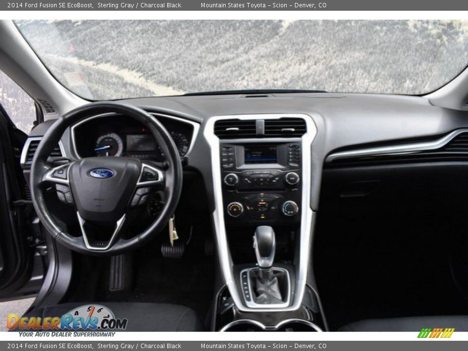 2014 Ford Fusion SE EcoBoost Sterling Gray / Charcoal Black Photo #13
