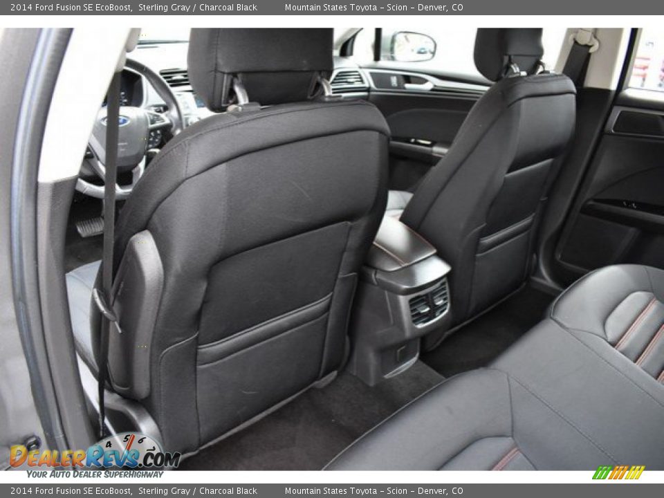 2014 Ford Fusion SE EcoBoost Sterling Gray / Charcoal Black Photo #19