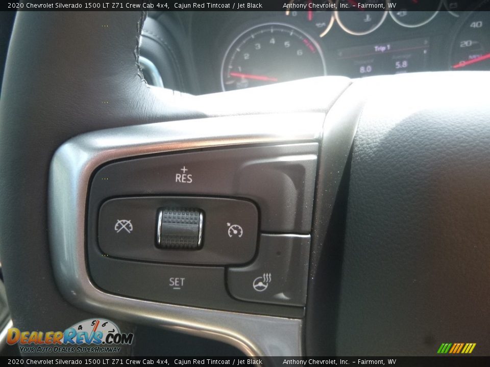 2020 Chevrolet Silverado 1500 LT Z71 Crew Cab 4x4 Cajun Red Tintcoat / Jet Black Photo #18