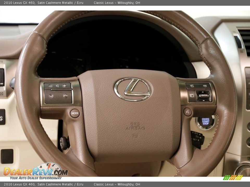 2010 Lexus GX 460 Satin Cashmere Metallic / Ecru Photo #6