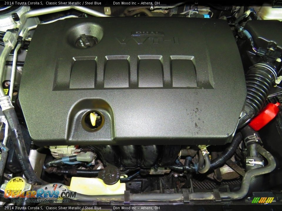 2014 Toyota Corolla S Classic Silver Metallic / Steel Blue Photo #6
