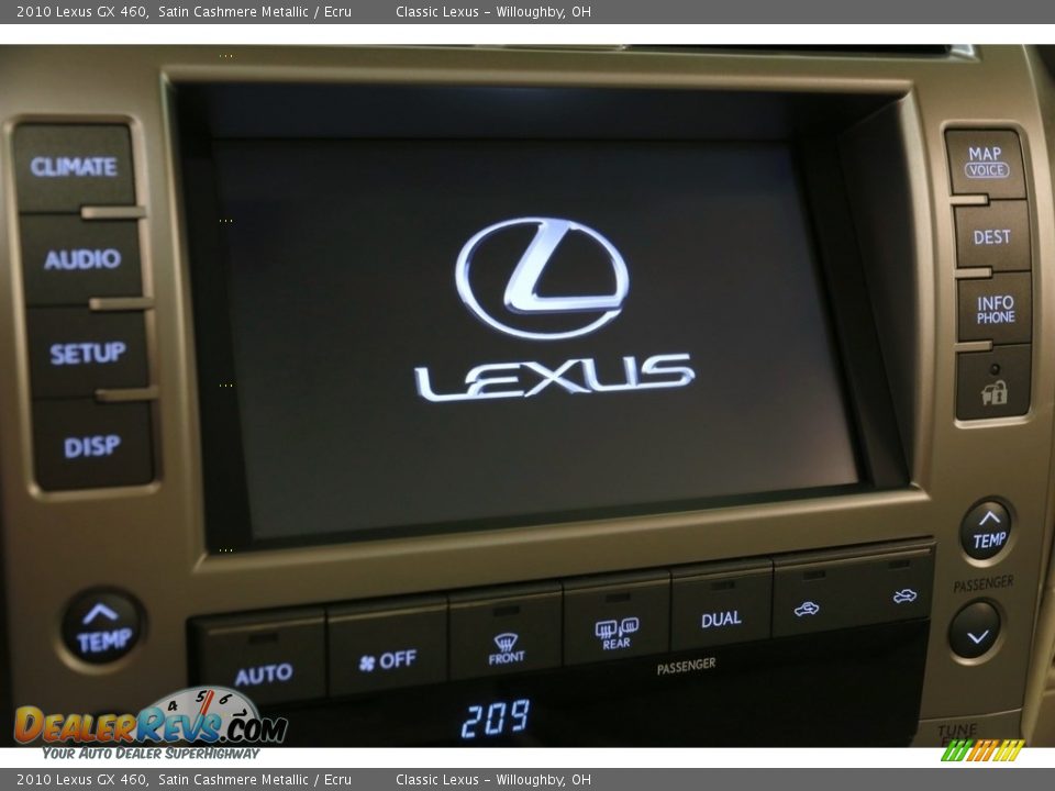 2010 Lexus GX 460 Satin Cashmere Metallic / Ecru Photo #11