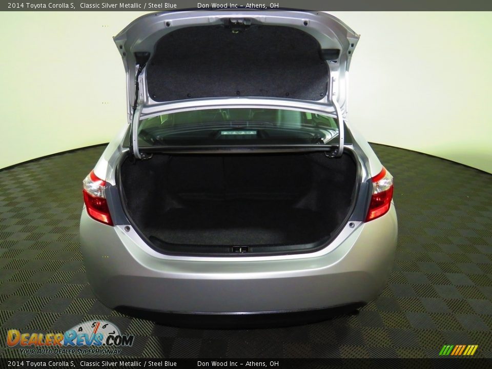 2014 Toyota Corolla S Classic Silver Metallic / Steel Blue Photo #12