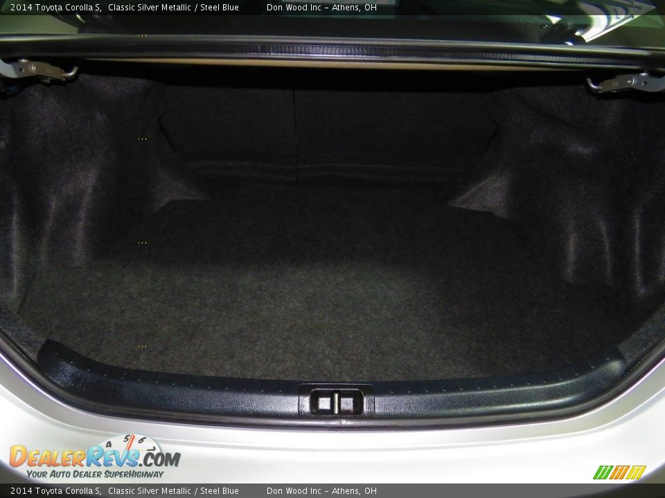 2014 Toyota Corolla S Classic Silver Metallic / Steel Blue Photo #13