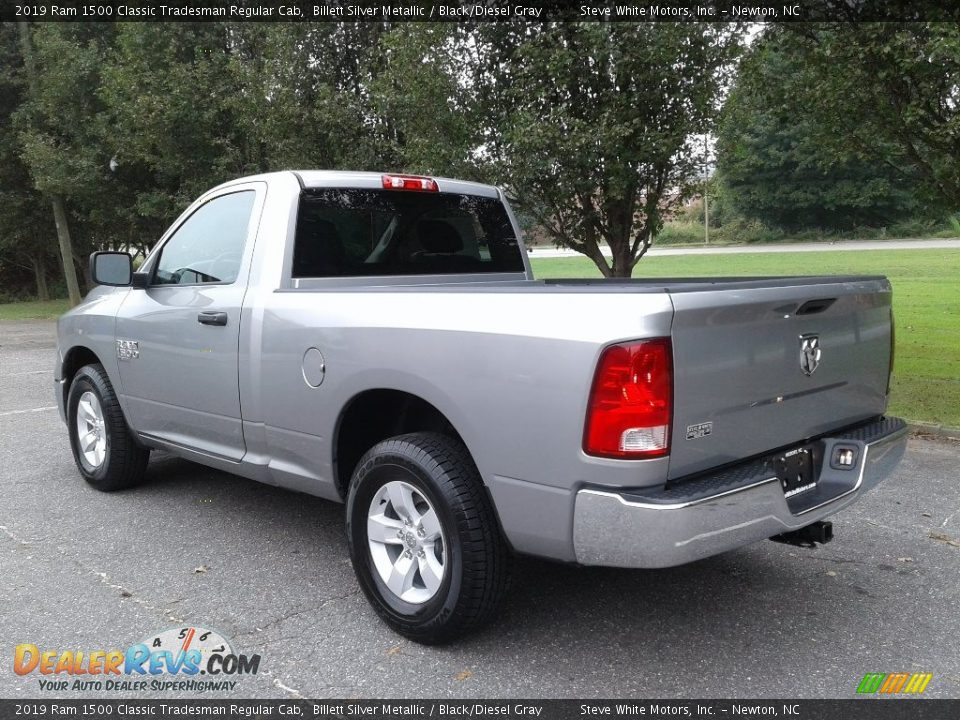 2019 Ram 1500 Classic Tradesman Regular Cab Billett Silver Metallic / Black/Diesel Gray Photo #8