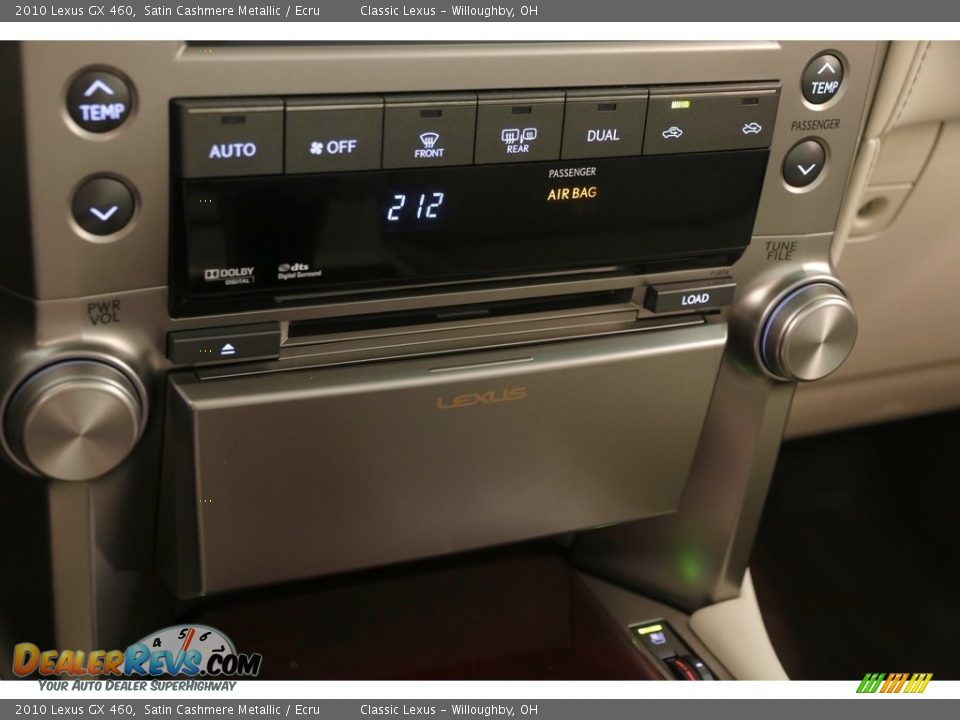 2010 Lexus GX 460 Satin Cashmere Metallic / Ecru Photo #19