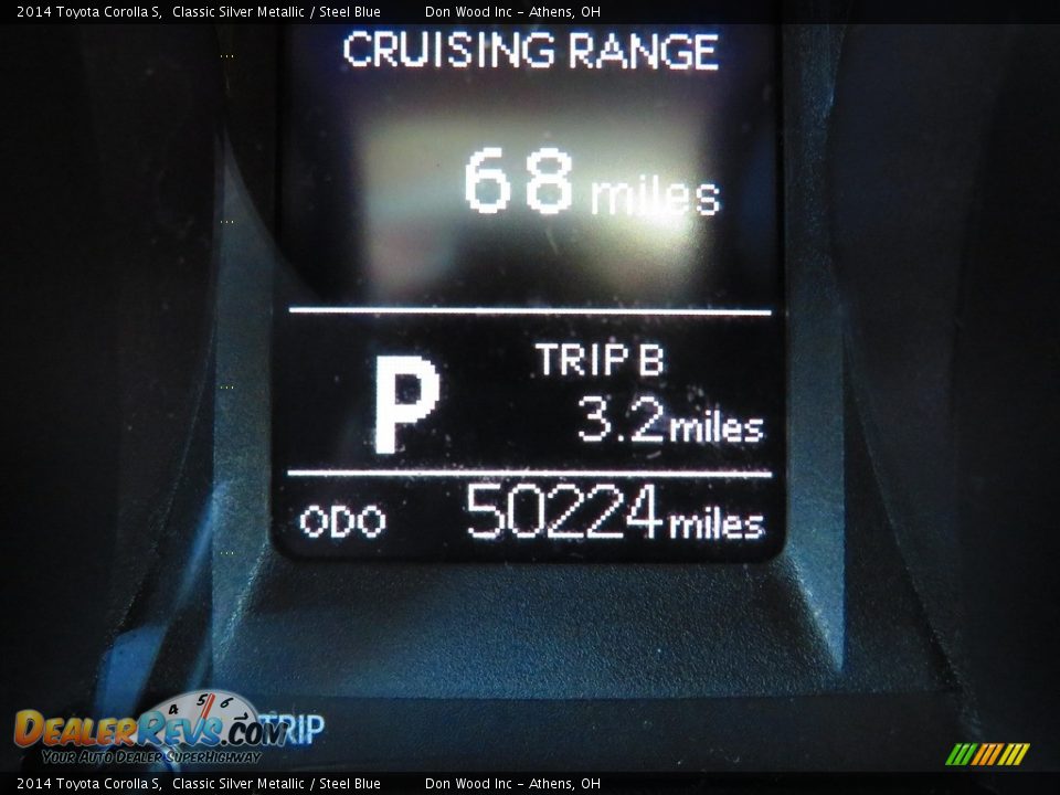 2014 Toyota Corolla S Classic Silver Metallic / Steel Blue Photo #30