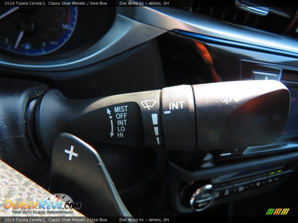 2014 Toyota Corolla S Classic Silver Metallic / Steel Blue Photo #32