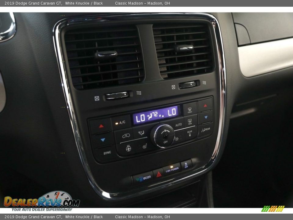 2019 Dodge Grand Caravan GT White Knuckle / Black Photo #9