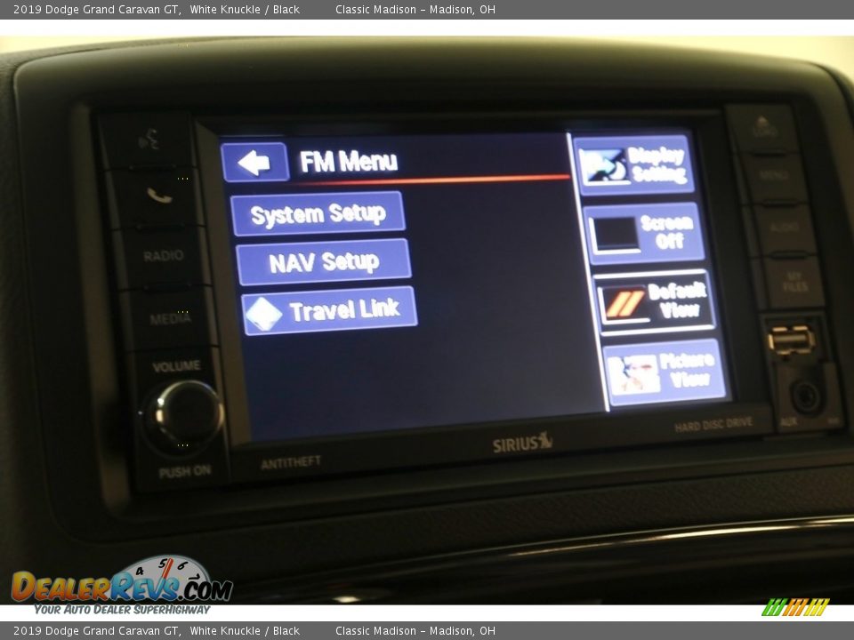 2019 Dodge Grand Caravan GT White Knuckle / Black Photo #12