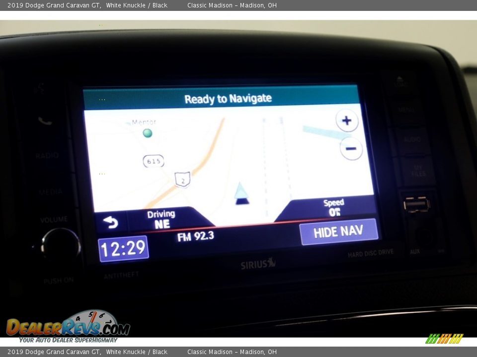 2019 Dodge Grand Caravan GT White Knuckle / Black Photo #14