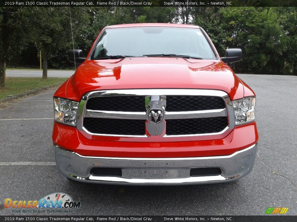 2019 Ram 1500 Classic Tradesman Regular Cab Flame Red / Black/Diesel Gray Photo #3