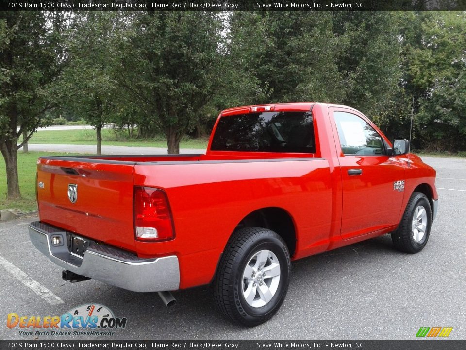 2019 Ram 1500 Classic Tradesman Regular Cab Flame Red / Black/Diesel Gray Photo #6