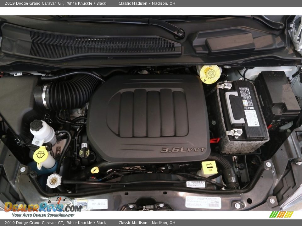2019 Dodge Grand Caravan GT White Knuckle / Black Photo #23