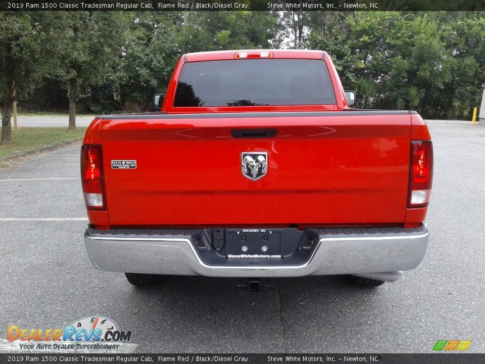 2019 Ram 1500 Classic Tradesman Regular Cab Flame Red / Black/Diesel Gray Photo #7