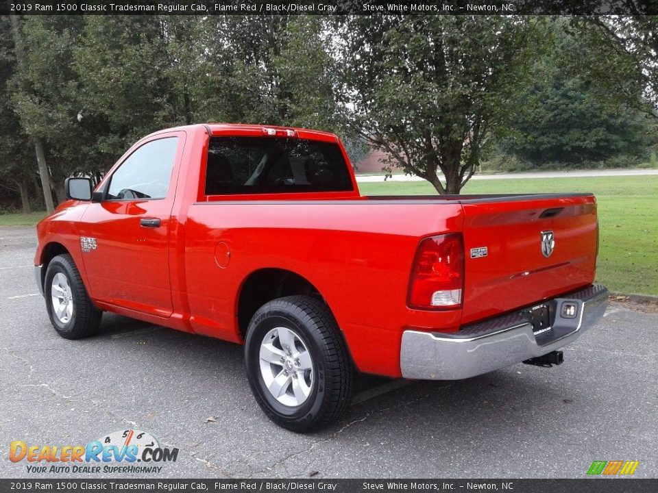 2019 Ram 1500 Classic Tradesman Regular Cab Flame Red / Black/Diesel Gray Photo #8