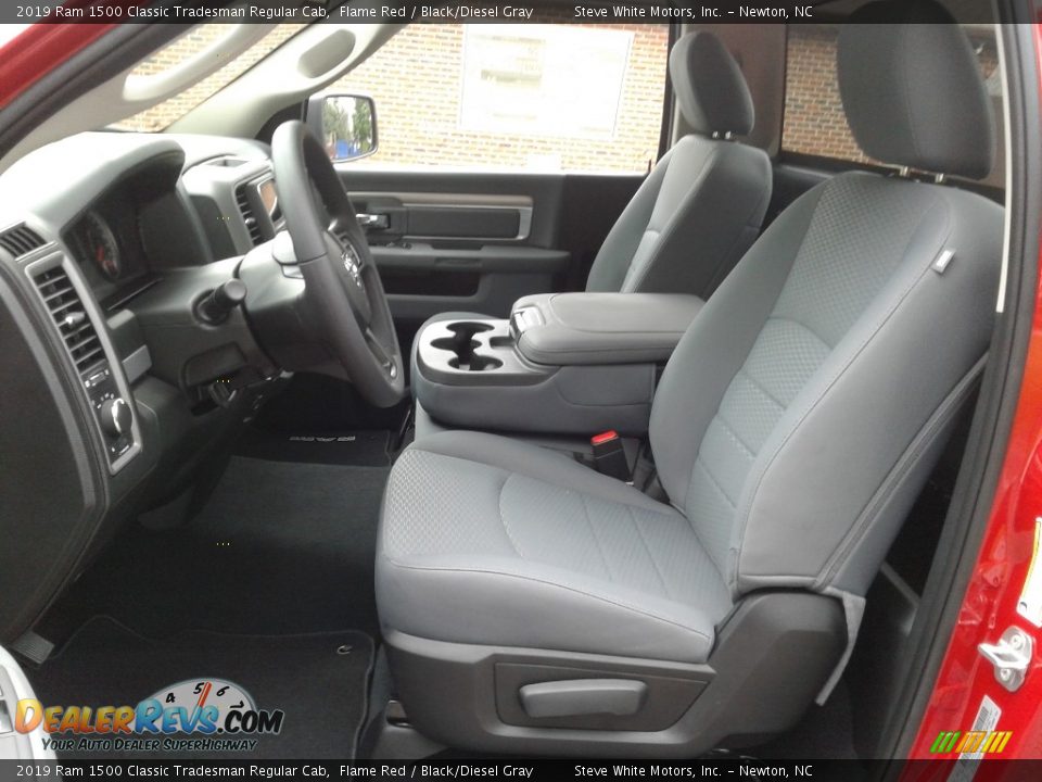 Black/Diesel Gray Interior - 2019 Ram 1500 Classic Tradesman Regular Cab Photo #10