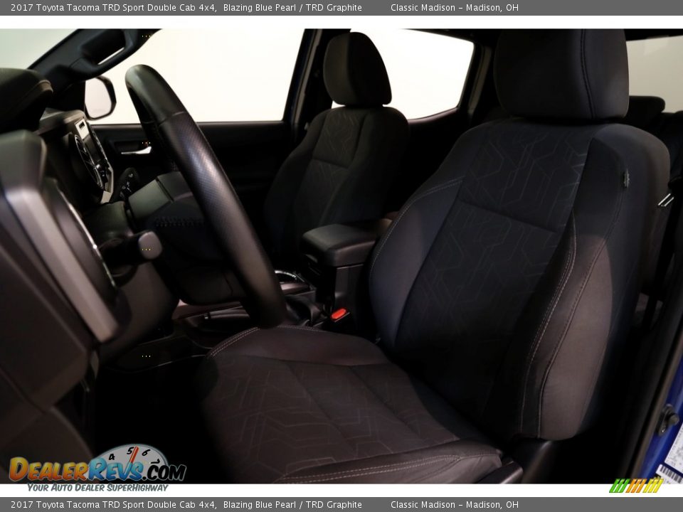 2017 Toyota Tacoma TRD Sport Double Cab 4x4 Blazing Blue Pearl / TRD Graphite Photo #6
