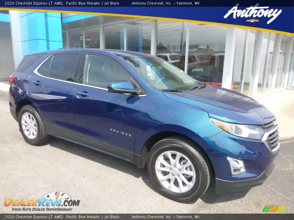 2020 Chevrolet Equinox LT AWD Pacific Blue Metallic / Jet Black Photo #1