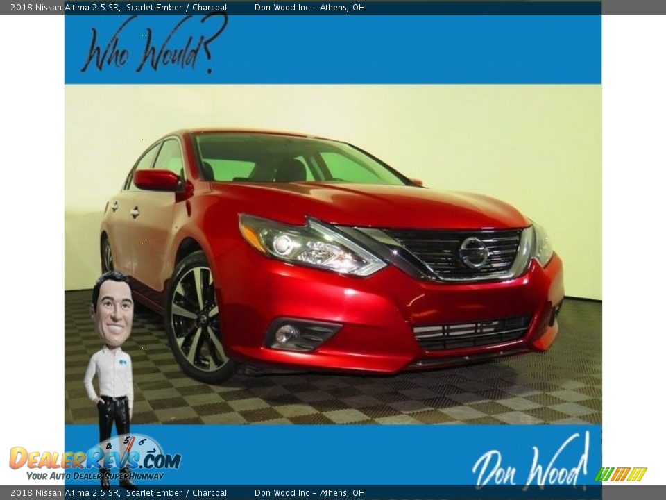 2018 Nissan Altima 2.5 SR Scarlet Ember / Charcoal Photo #1