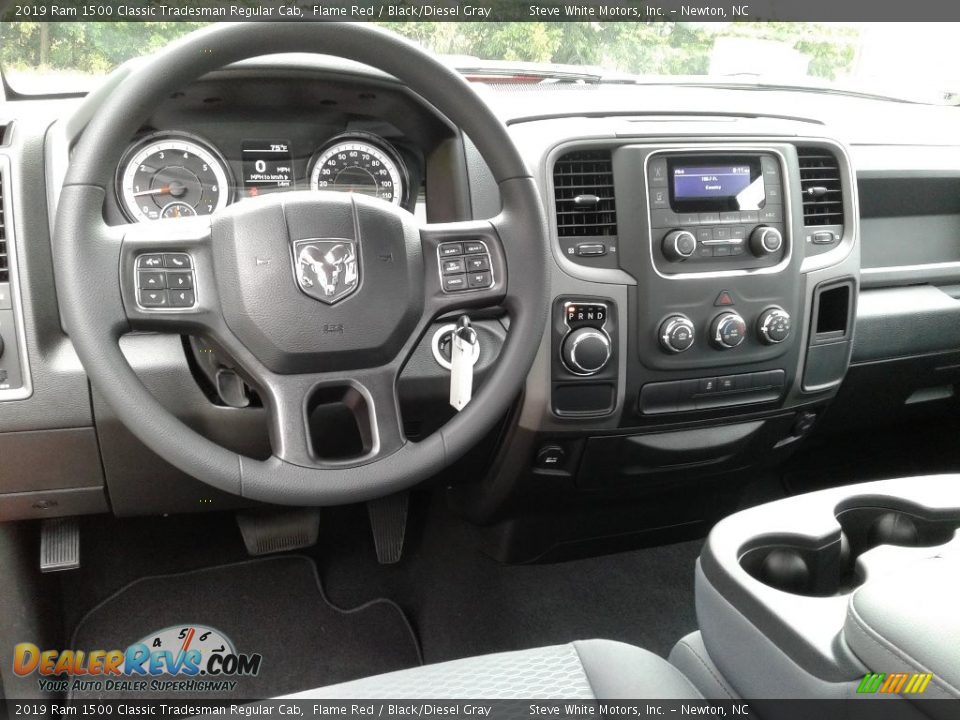 Dashboard of 2019 Ram 1500 Classic Tradesman Regular Cab Photo #24