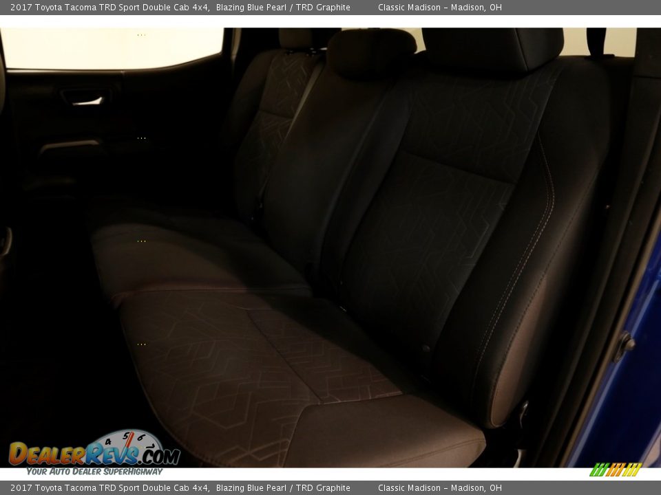 2017 Toyota Tacoma TRD Sport Double Cab 4x4 Blazing Blue Pearl / TRD Graphite Photo #19