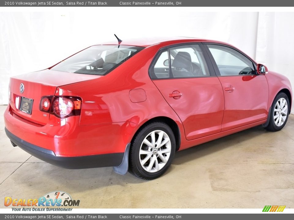 2010 Volkswagen Jetta SE Sedan Salsa Red / Titan Black Photo #2
