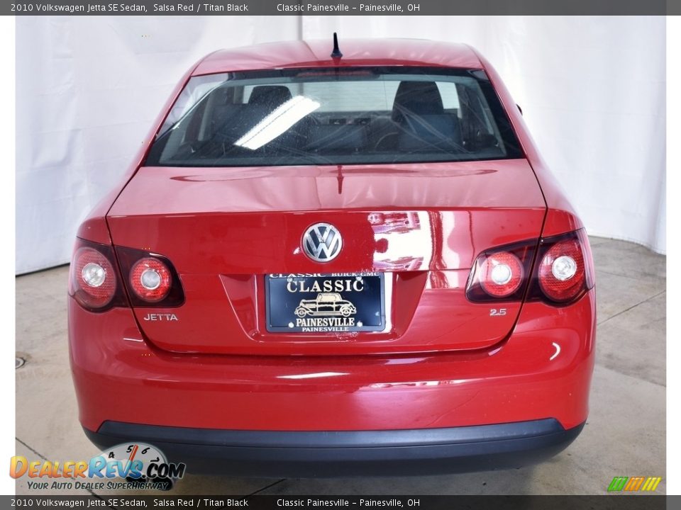 2010 Volkswagen Jetta SE Sedan Salsa Red / Titan Black Photo #3