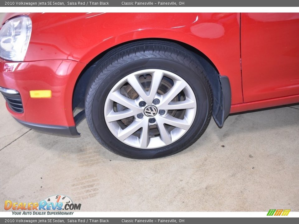 2010 Volkswagen Jetta SE Sedan Salsa Red / Titan Black Photo #5
