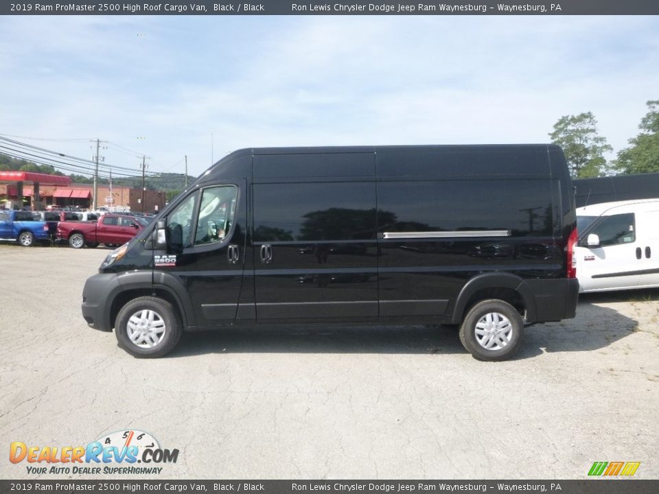 Black 2019 Ram ProMaster 2500 High Roof Cargo Van Photo #2