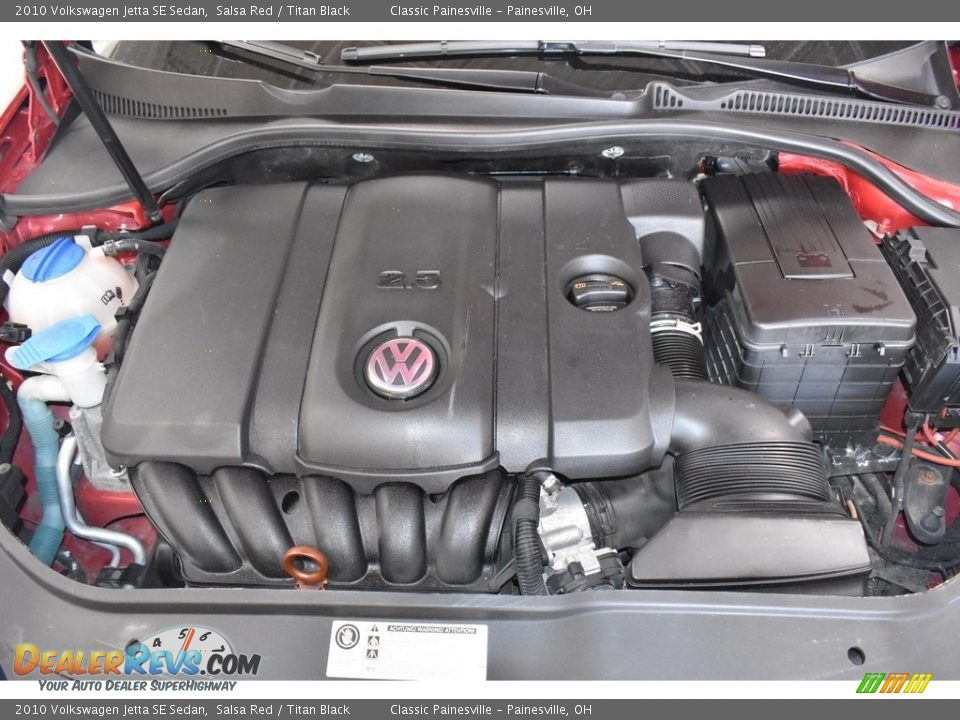 2010 Volkswagen Jetta SE Sedan Salsa Red / Titan Black Photo #6