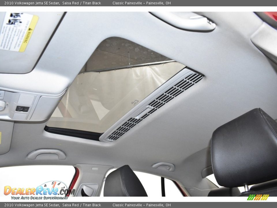 2010 Volkswagen Jetta SE Sedan Salsa Red / Titan Black Photo #7