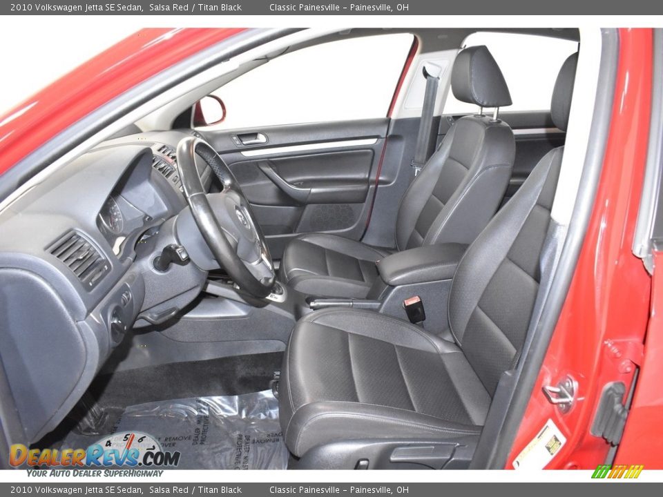 2010 Volkswagen Jetta SE Sedan Salsa Red / Titan Black Photo #8