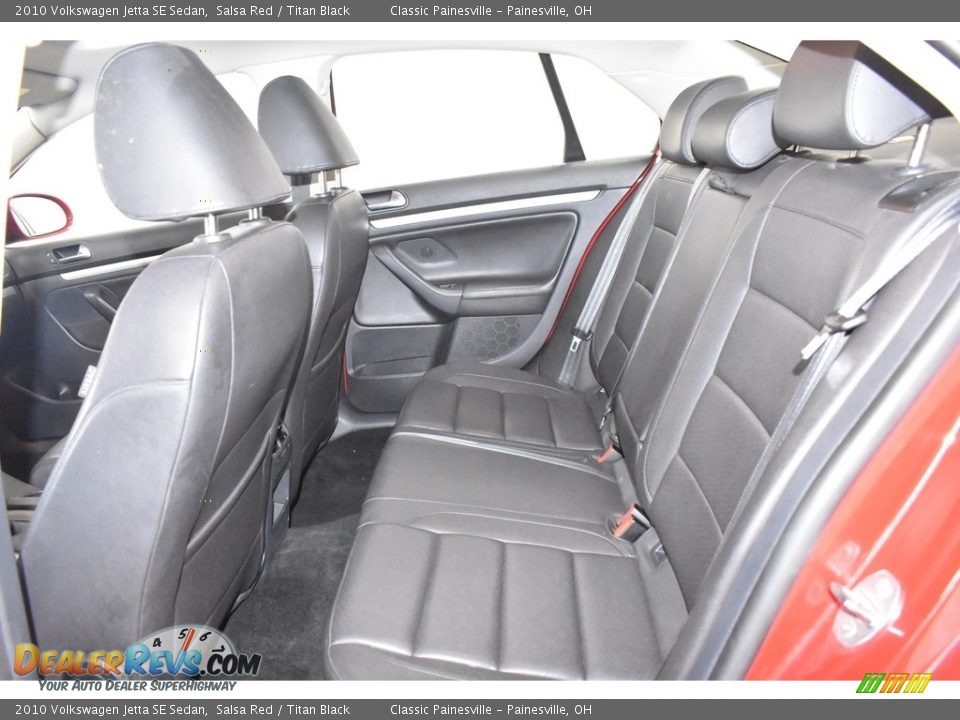 2010 Volkswagen Jetta SE Sedan Salsa Red / Titan Black Photo #9